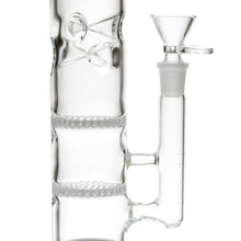 Load image into Gallery viewer, Straight Tube Bong with Ice Notch Clear