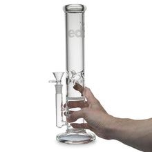 Load image into Gallery viewer, Straight Tube Bong with Ice Notch Clear