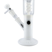 Load image into Gallery viewer, Milky Spiral Perc Bong