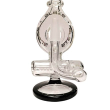 Load image into Gallery viewer, Blaze Glass Mini Donut Inline Oil Bong- Straight