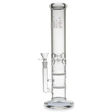 Load image into Gallery viewer, Straight Tube Bong with Ice Notch Clear