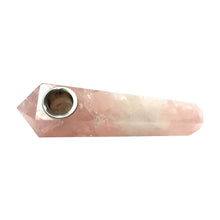 Load image into Gallery viewer, 4&quot; Handmade Crystal Herb Pipe
