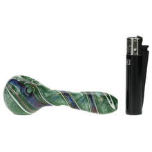 Load image into Gallery viewer, Irish Eyes Glass Spoon Pipe
