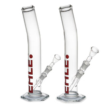 Load image into Gallery viewer, Glass Bent Neck (High) Clear Cylinder Bong 500ml
