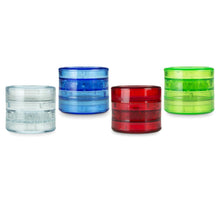 Load image into Gallery viewer, Large Acrylic Herb Grinder/Sifter with Magnetic Lid
