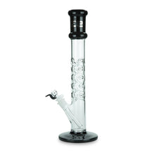 Load image into Gallery viewer, Spike' Cylinder Bong in Ice Black
