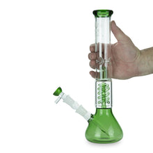 Load image into Gallery viewer, Twin Spiral perc Beaker Base Water Pipe
