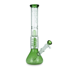 Load image into Gallery viewer, Twin Spiral perc Beaker Base Water Pipe

