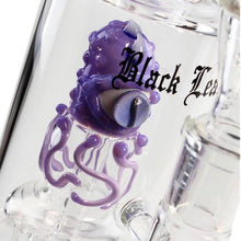 Load image into Gallery viewer, &#39;Black Leaf&#39; Octopus Shower Head Perco Purple Bong
