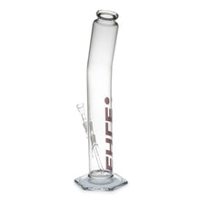 Load image into Gallery viewer, Bent Neck High Clear Cylinder Bong

