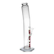 Load image into Gallery viewer, Bent Neck High Clear Cylinder Bong
