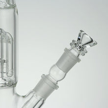 Load image into Gallery viewer, Mini Straight Ice Bong With 4 Arm Tree Perc
