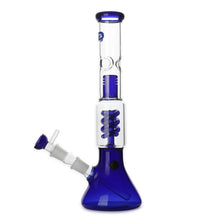Load image into Gallery viewer, Spiral Perc Bong Blue
