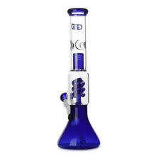 Load image into Gallery viewer, Spiral Perc Bong Blue
