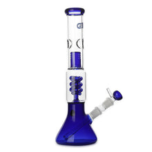 Load image into Gallery viewer, Spiral Perc Bong Blue
