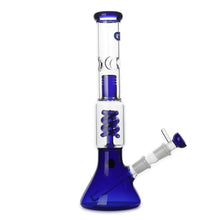 Load image into Gallery viewer, Spiral Perc Bong Blue
