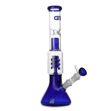 Load image into Gallery viewer, Spiral Perc Bong Blue
