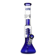 Load image into Gallery viewer, Spiral Perc Bong Blue
