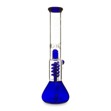 Load image into Gallery viewer, Twin Spiral perc Beaker Base Water Pipe
