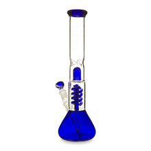 Load image into Gallery viewer, Twin Spiral perc Beaker Base Water Pipe

