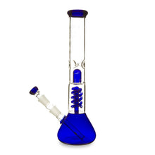 Load image into Gallery viewer, Twin Spiral perc Beaker Base Water Pipe
