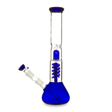 Load image into Gallery viewer, Twin Spiral perc Beaker Base Water Pipe
